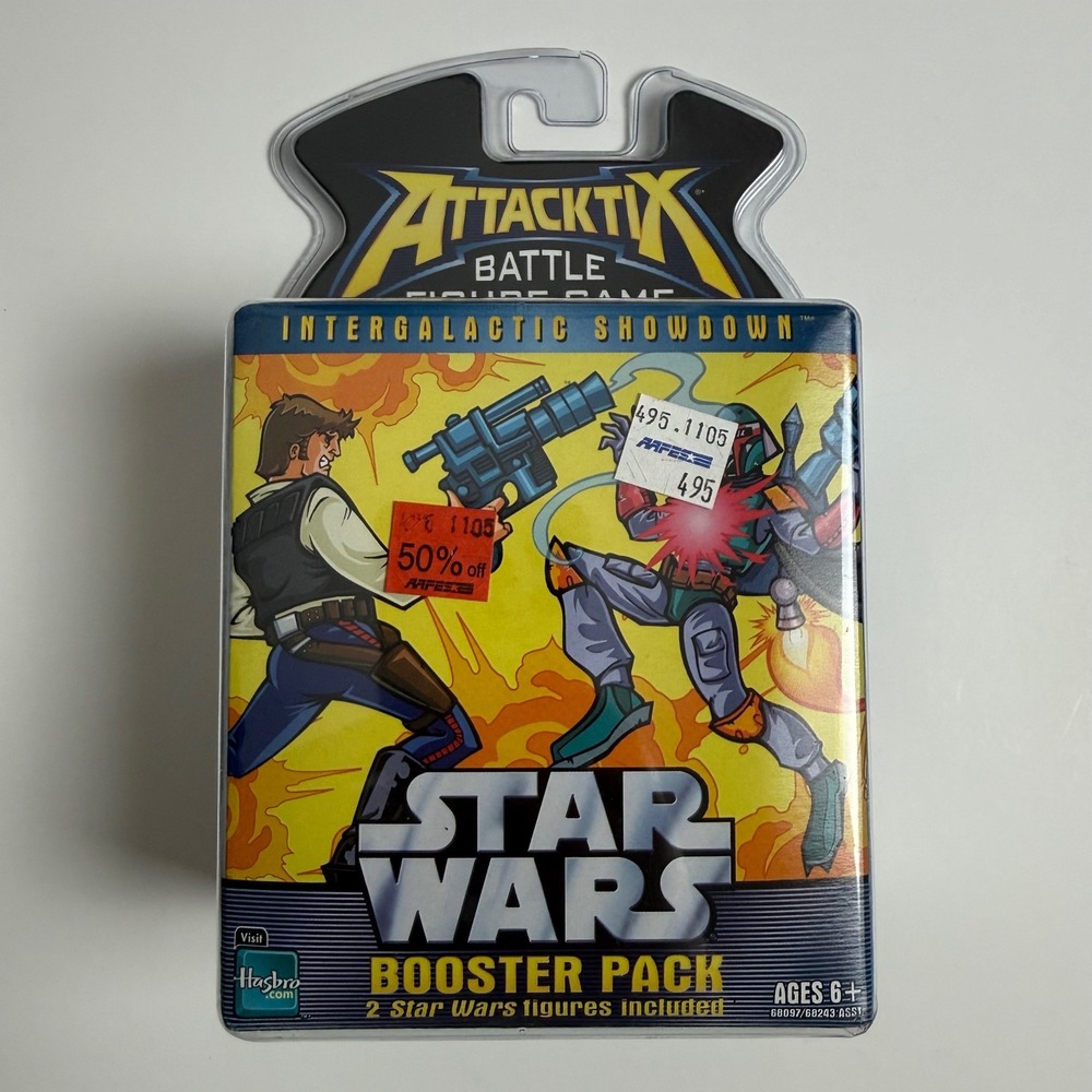 Hasbro Star Wars Attacktix Booster Pack OS 2-Figure Intergalactic Showdown 2006